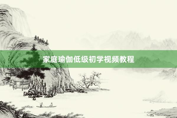 家庭瑜伽低级初学视频教程